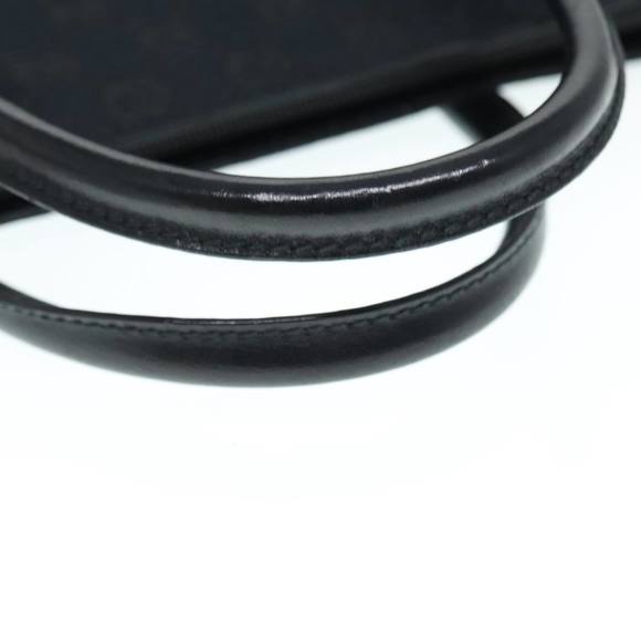 GUCCI GG Canvas Business Bag Black Silver 015 3708 Auth ki4743 - Picture 7 of 16